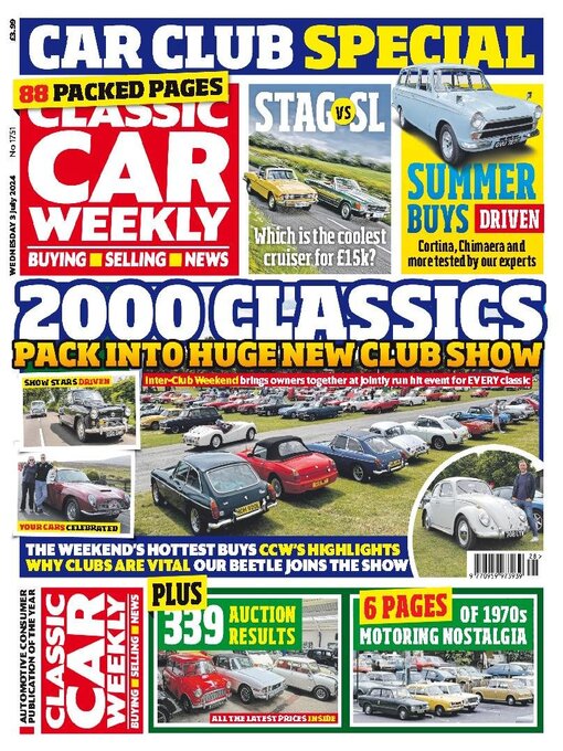 Title details for Classic Car Weekly by H BAUER PUBLISHING LIMITED - Available